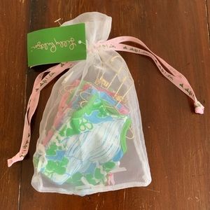 Lily Pulitzer dress Christmas tree ornaments